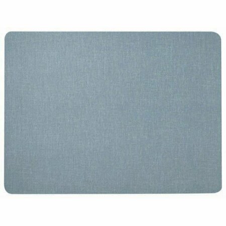 AARCO Fabric Covered Tackable Board Radius Model 18" x 24" Grey Mix RDF1824012